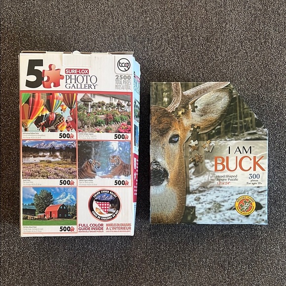 Puzzle Lot Sure-Lox And Mad Capp Brand 6 Puzzles Total. NWT - Picture 1 of 14